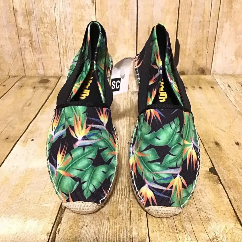 Loudmouth Lucky Bora‎ Bora Espadrille Shoes 7.5 M